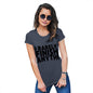 Funny Tshirts For Women I Rarely Finish Anything Women's T-Shirt Large Navy