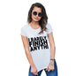 Funny Tee Shirts For Women I Rarely Finish Anything Women's T-Shirt Medium White