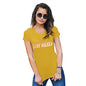 Womens Funny T Shirts Stay Asleep Women's T-Shirt Medium Yellow