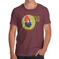 Funny Tee For Men Stick To What You Gnome Men's T-Shirt Medium Burgundy