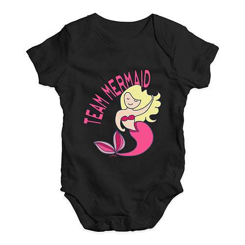 Team Mermaid Baby Unisex Baby Grow Bodysuit