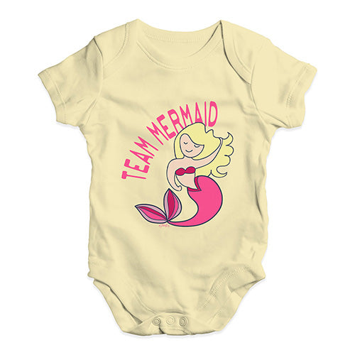 Team Mermaid Baby Unisex Baby Grow Bodysuit