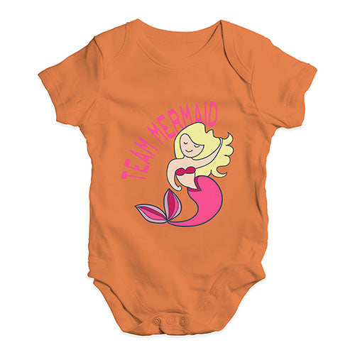 Team Mermaid Baby Unisex Baby Grow Bodysuit