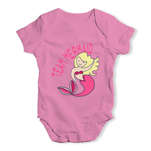 Team Mermaid Baby Unisex Baby Grow Bodysuit