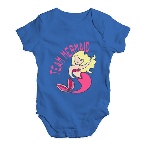 Team Mermaid Baby Unisex Baby Grow Bodysuit