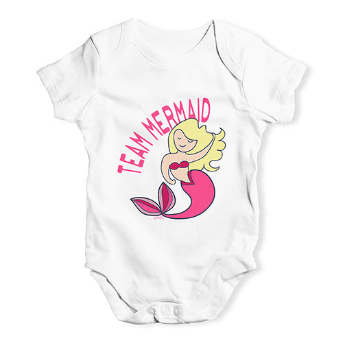 Team Mermaid Baby Unisex Baby Grow Bodysuit