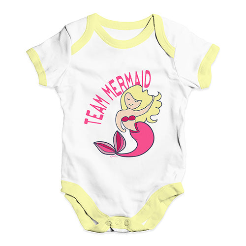 Team Mermaid Baby Unisex Baby Grow Bodysuit