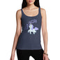 Funny Tank Tops For Women Team Unicorn Women's Tank Top X-Large Navy