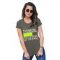 Funny Tshirts For Women Thinking Please Be Patient Women's T-Shirt Medium Khaki