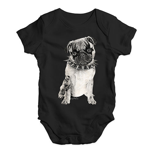 Punk Pug Baby Unisex Baby Grow Bodysuit