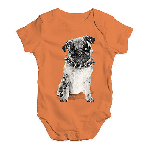 Punk Pug Baby Unisex Baby Grow Bodysuit