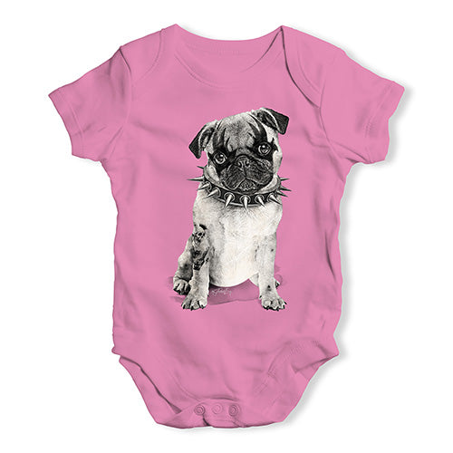 Punk Pug Baby Unisex Baby Grow Bodysuit