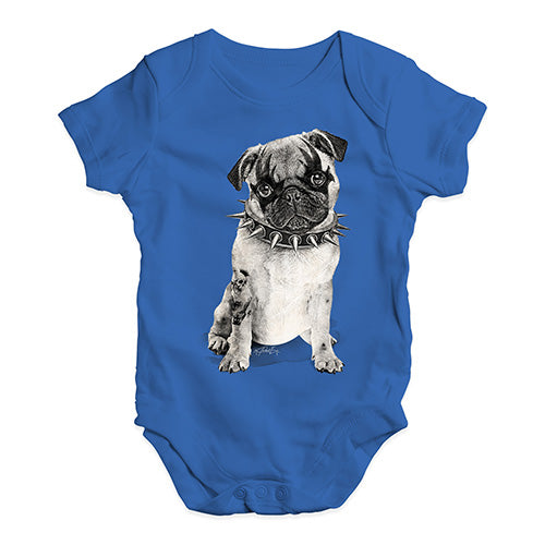 Punk Pug Baby Unisex Baby Grow Bodysuit