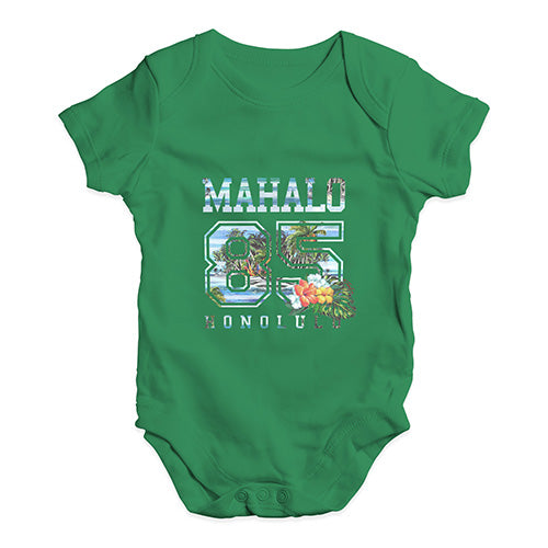 Mahalo Honolulu Baby Unisex Baby Grow Bodysuit