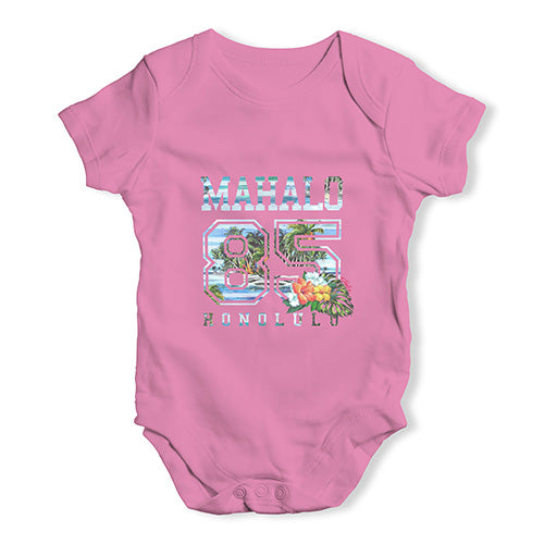 Mahalo Honolulu Baby Unisex Baby Grow Bodysuit