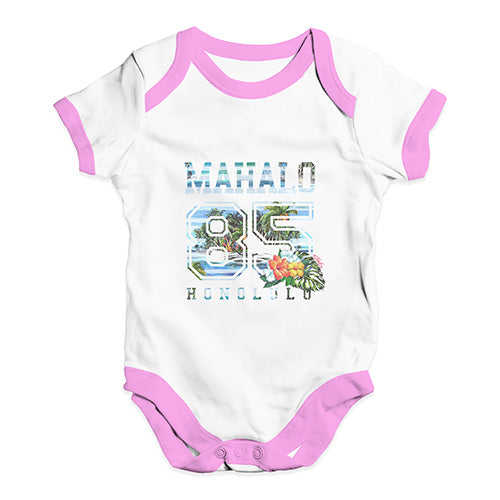 Mahalo Honolulu Baby Unisex Baby Grow Bodysuit