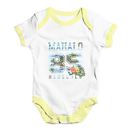 Mahalo Honolulu Baby Unisex Baby Grow Bodysuit