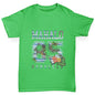 funny t shirts for boys Mahalo Honolulu Boy's T-Shirt Age 12-14 Green