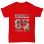 Boys Funny Tshirts Mahalo Honolulu Boy's T-Shirt Age 3-4 Red