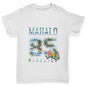 Boys novelty t shirts Mahalo Honolulu Boy's T-Shirt Age 9-11 White