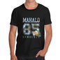 Funny T-Shirts For Men Mahalo Honolulu Men's T-Shirt Small Black