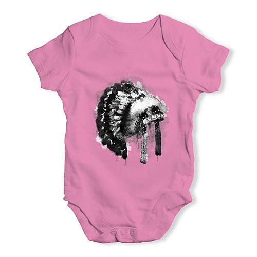 Native American Headdress Baby Unisex Baby Grow Bodysuit