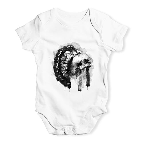 Native American Headdress Baby Unisex Baby Grow Bodysuit