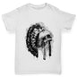 Boys Funny T Shirt Native American Headdress Boy's T-Shirt Age 5-6 White