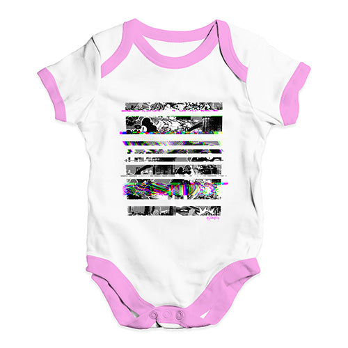 Cartoon Glitches Baby Unisex Baby Grow Bodysuit