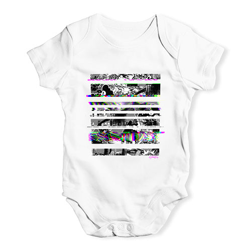 Cartoon Glitches Baby Unisex Baby Grow Bodysuit