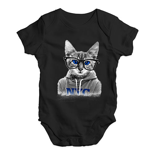 Nerdy Cat NYC Baby Unisex Baby Grow Bodysuit