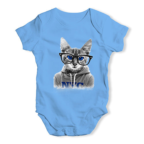 Nerdy Cat NYC Baby Unisex Baby Grow Bodysuit