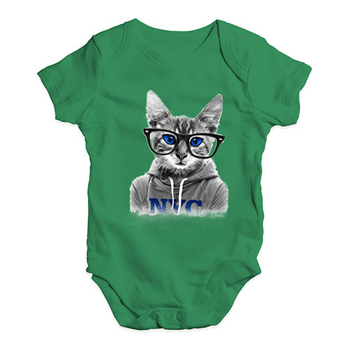 Nerdy Cat NYC Baby Unisex Baby Grow Bodysuit