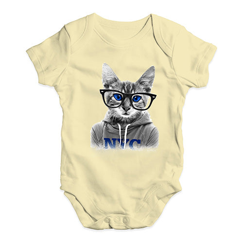 Nerdy Cat NYC Baby Unisex Baby Grow Bodysuit