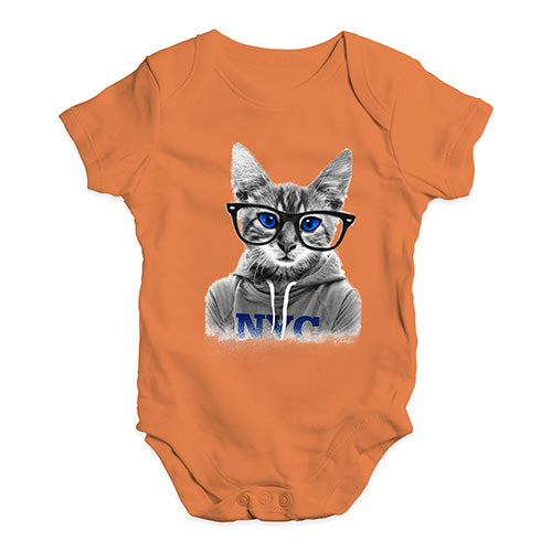 Nerdy Cat NYC Baby Unisex Baby Grow Bodysuit