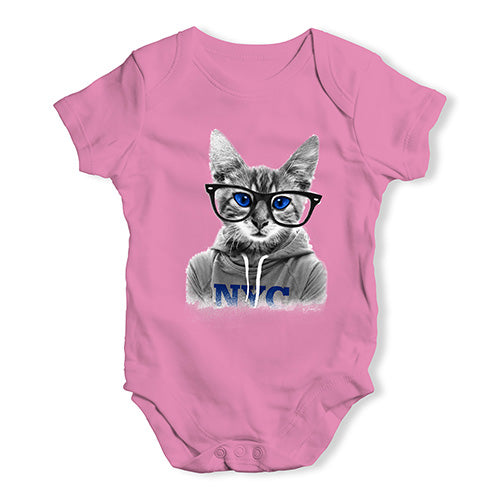 Nerdy Cat NYC Baby Unisex Baby Grow Bodysuit