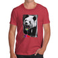 Mens T-Shirt Funny Geek Nerd Hilarious Joke Angry Rainbow Panda Men's T-Shirt Medium Red