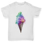 funny t shirts for boys Ice Cream Bouquet Boy's T-Shirt Age 12-14 White