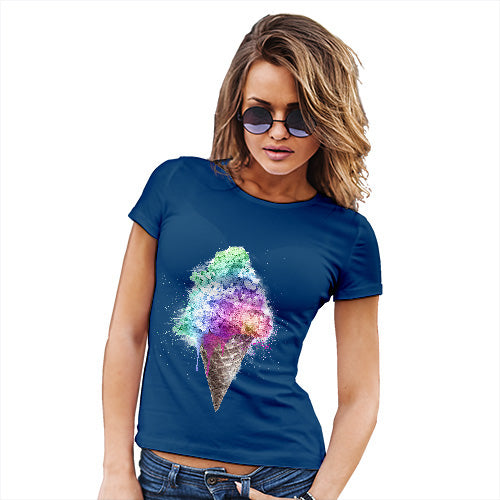 Funny Gifts For Women Ice Cream Bouquet Women's T-Shirt Medium Royal Blue