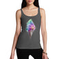 Womens Funny Tank Top Ice Cream Bouquet Women's Tank Top Small Dark Grey