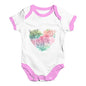 Happy To Be Me Heart Baby Unisex Baby Grow Bodysuit