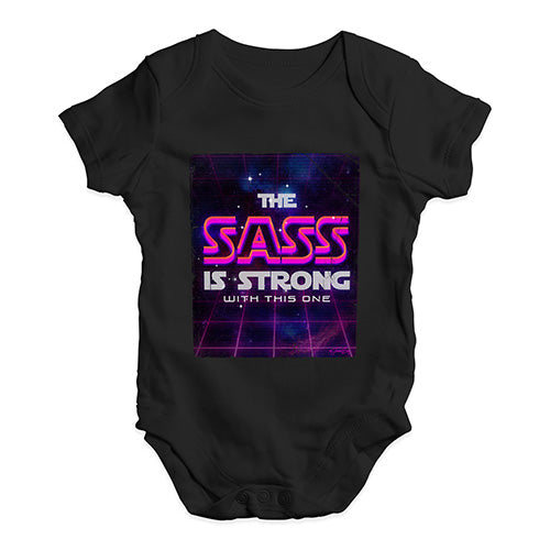 The Sass Is Strong Baby Unisex Baby Grow Bodysuit