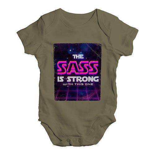 The Sass Is Strong Baby Unisex Baby Grow Bodysuit