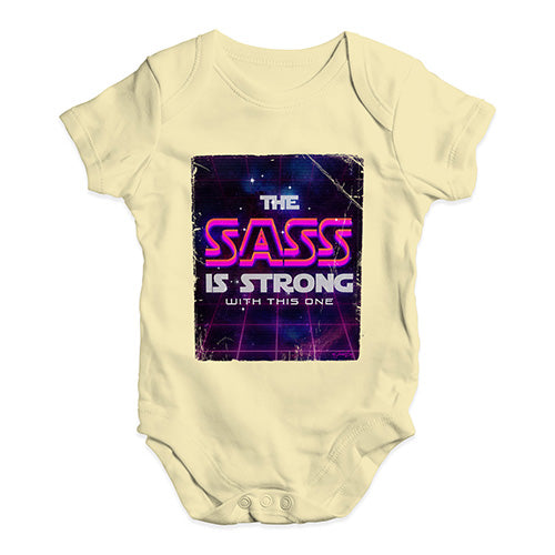 The Sass Is Strong Baby Unisex Baby Grow Bodysuit