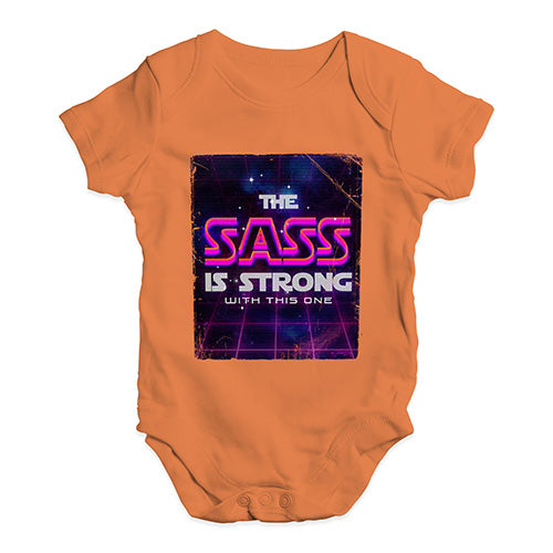 The Sass Is Strong Baby Unisex Baby Grow Bodysuit