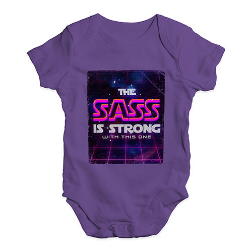 The Sass Is Strong Baby Unisex Baby Grow Bodysuit