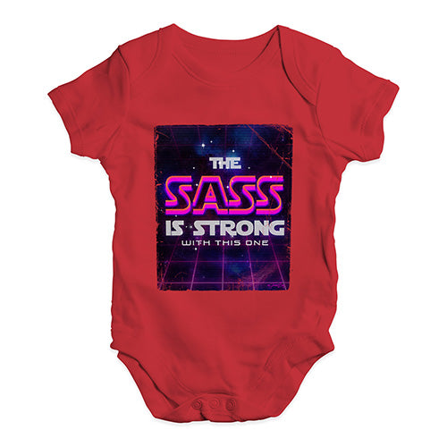The Sass Is Strong Baby Unisex Baby Grow Bodysuit