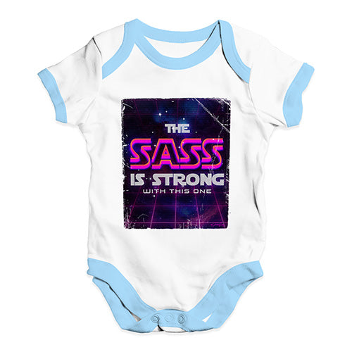 The Sass Is Strong Baby Unisex Baby Grow Bodysuit