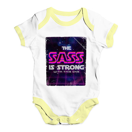 The Sass Is Strong Baby Unisex Baby Grow Bodysuit