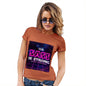 Womens Novelty T Shirt The Sass Is Strong Women's T-Shirt Medium Orange